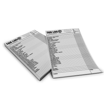 COMANDAS APERGAMINHADO  75G 150X105MM Preto e branco frente e verso - 1000 un.