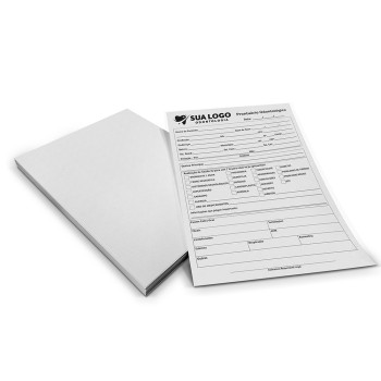 COMANDAS APERGAMINHADO  75G 300X210MM Preto e branco frente - 1000 un.