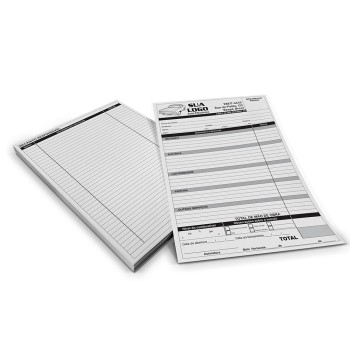 COMANDAS APERGAMINHADO  75G 300X210MM Preto e branco frente e verso - 500 un.