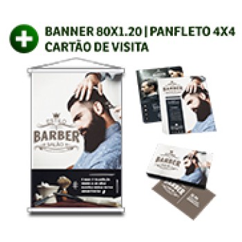 COMBOS DE PRODUTOS CARTÃO, PANFLETO E BANNER Colorido frente e verso - 1 un.
