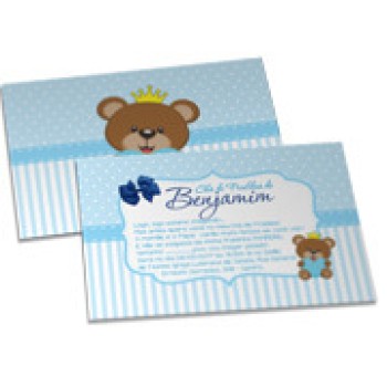 CONVITES BÁSICO COUCHÊ 300G HOT STAMPING LAM FOSCA FV E HOTSTAMPING FR 210X150MM Colorido frente e verso - 250 un.