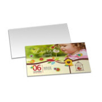 CONVITES BÁSICO COUCHÊ 300G SEM LAMINAÇÃO E SEM VERNIZ UV SEM VERNIZ 153X91MM Colorido frente - 250 un.