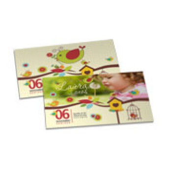 CONVITES BÁSICO COUCHÊ 300G SEM LAMINAÇÃO E SEM VERNIZ UV SEM VERNIZ 153X91MM Colorido frente e verso - 250 un.