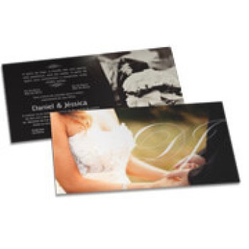 CONVITES BÁSICO COUCHÊ 300G SEM LAMINAÇÃO E SEM VERNIZ UV SEM VERNIZ 273X153MM Colorido frente e verso - 50 un.
