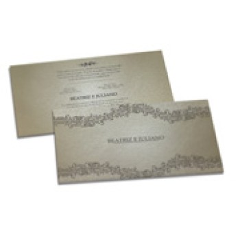 CONVITES BÁSICO PERO PLUS 300G SEM LAMINAÇÃO E SEM VERNIZ UV SEM VERNIZ 182X102MM Colorido frente e verso - 250 un.