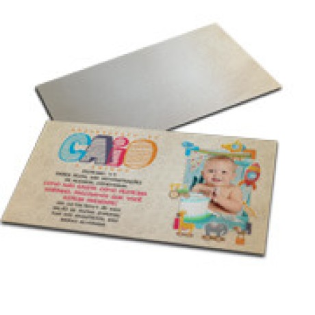 CONVITES BÁSICO PERO PLUS 300G SEM LAMINAÇÃO E SEM VERNIZ UV SEM VERNIZ 273X153MM Colorido frente - 250 un.