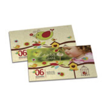 CONVITES BÁSICO RECICLATO 250G 153X91MM Colorido frente e verso - 250 un.