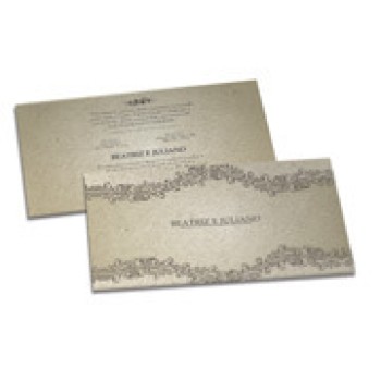 CONVITES BÁSICO RECICLATO 250G 182X102MM
