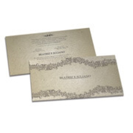 CONVITES BÁSICO RECICLATO 250G 182X102MM