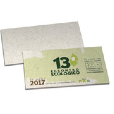CONVITES BÁSICO RECICLATO 250G 273X153MM Colorido frente - 100 un.