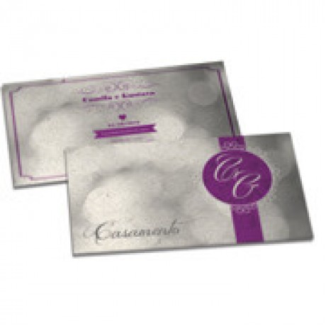 CONVITES BÁSICO RECICLATO 250G 273X153MM Colorido frente e verso - 250 un.