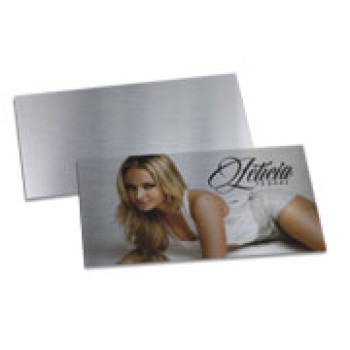 CONVITES BÁSICO SILVER LUX 300G 182X102MM Colorido frente - 100 un.
