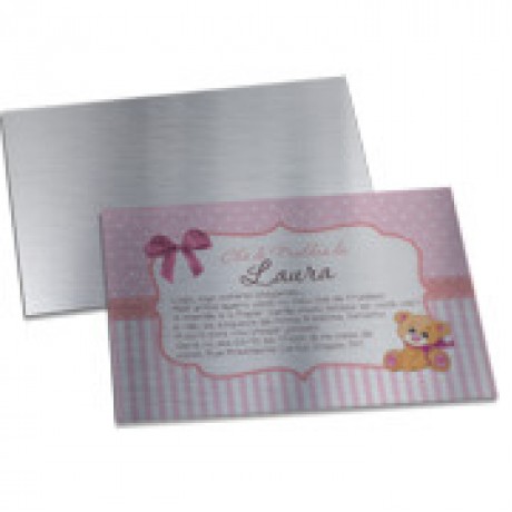 CONVITES BÁSICO SILVER LUX 300G 210X150MM Colorido frente - 50 un.