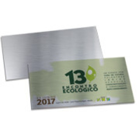 CONVITES BÁSICO SILVER LUX 300G 273X153MM