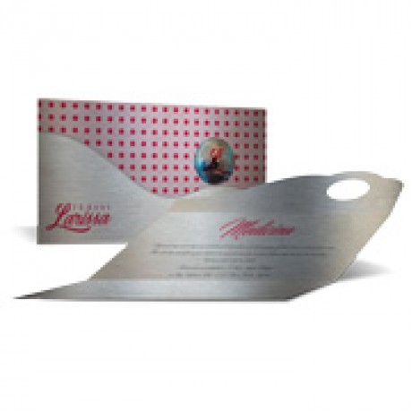 CONVITES CLÁSSICO SILVER LUX 300G SEM VERNIZ Colorido frente e verso - 250 un.