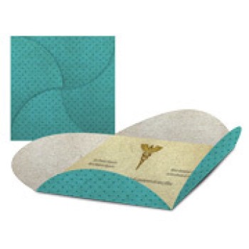 CONVITES LUXO RECICLATO 250G SEM VERNIZ Colorido frente e verso - 100 un.