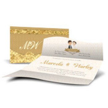 CONVITES REALEZA COUCHÊ 275G LAM FOSCA E HOTSTAMPING