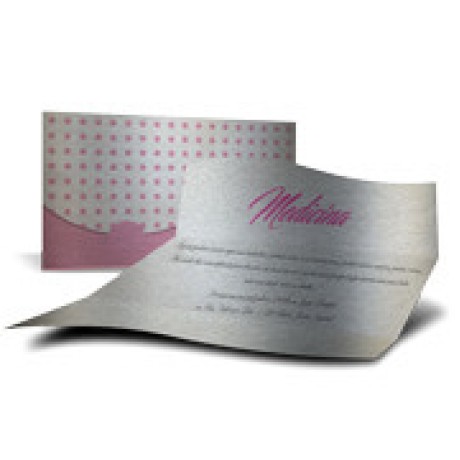 CONVITES REALEZA SILVER LUX 300G SEM VERNIZ