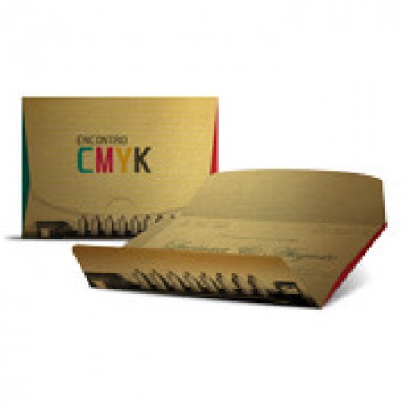CONVITES TRADICIONAL GOLD MASTER 300G SEM VERNIZ Colorido frente e verso - 500 un.