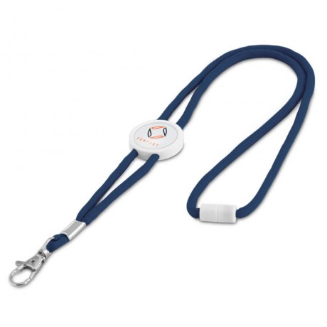 CORDÕES CORDÃO DE PESCOÇO COM MOSQUETÃO AZUL ESCURO Colorido frente - 10 un.