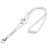 CORDÃO DE PESCOÇO COM MOSQUETÃO BRANCO Colorido frente - 10 un.