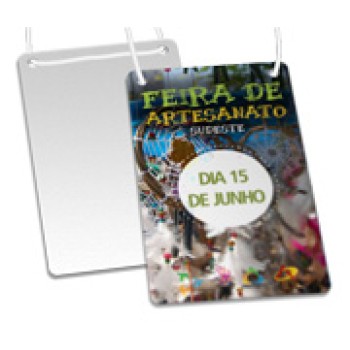 CREDENCIAIS COUCHÊ 250G VERNIZ UV TOTAL FRENTE COM CORDÃO OU CLIP JACARÉ 90X147MM Colorido frente - 3000 un.