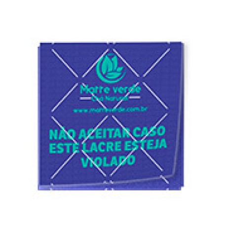 DELIVERY ADESIVO LACRE DE SEGURANÇA ADESIVO PAPEL 80G QUADRADO 45X45MM Colorido frente - 70 un.