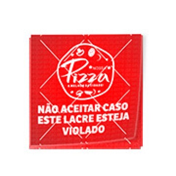 DELIVERY ADESIVO LACRE DE SEGURANÇA ADESIVO PAPEL 80G QUADRADO 45X45MM Colorido frente - 140 un.