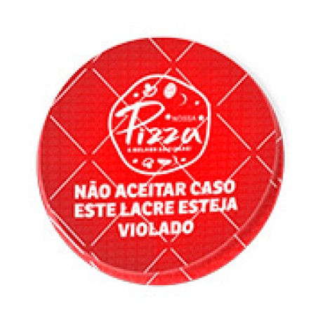 DELIVERY ADESIVO LACRE DE SEGURANÇA ADESIVO PAPEL 80G REDONDO 45X45MM Colorido frente - 280 un.