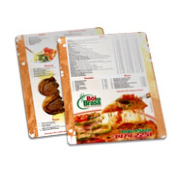 DELIVERY CARDÁPIO PVC PREMIUM 0,50MM 210X300MM Colorido frente e verso - 50 un.
