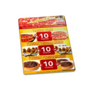 DELIVERY CARDÁPIO PVC PREMIUM 0,50MM 210X300MM Colorido frente - 2 un.