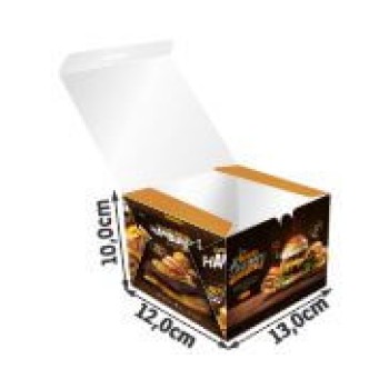 DELIVERY EMBALAGENS PARA DELIVERY DUPLEX 320G HAMBURGUER E SANDUICHES MÉDIA