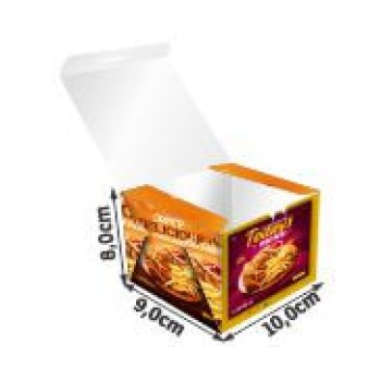 DELIVERY EMBALAGENS PARA DELIVERY DUPLEX 320G HAMBURGUER E SANDUICHES PEQUENA Colorido frente - 500 un.