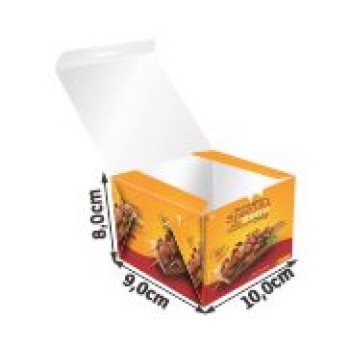 DELIVERY EMBALAGENS PARA DELIVERY DUPLEX 320G HAMBURGUER E SANDUICHES PEQUENA Colorido frente - 5000 un.