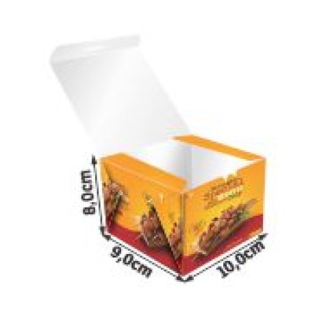 DELIVERY EMBALAGENS PARA DELIVERY DUPLEX 320G HAMBURGUER E SANDUICHES PEQUENA Colorido frente - 5000 un.