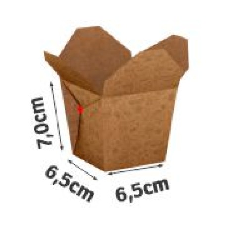 DELIVERY EMBALAGENS PARA DELIVERY PADRÃO KRAFT 250G ALMOÇO PEQUENA 100 un.