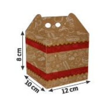 DELIVERY EMBALAGENS PARA DELIVERY PADRÃO KRAFT 250G HAMBURGUER MÉDIA 100 un.