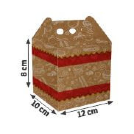 DELIVERY EMBALAGENS PARA DELIVERY PADRÃO KRAFT 250G HAMBURGUER MÉDIA 100 un.