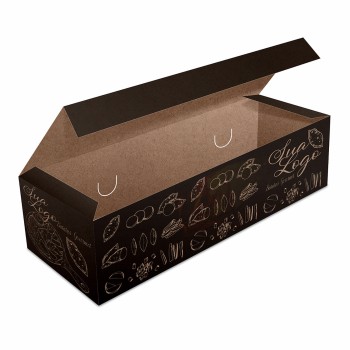 DELIVERY EMBALAGENS PARA DELIVERY PERSONALIZADAS KRAFT 250G BATATA FRITA, RUSTICA E RECHEADA LAMINAÇÃO INTERNA Colorido frente - 50 un.