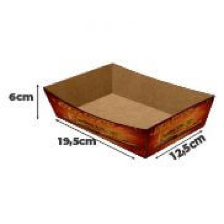 DELIVERY EMBALAGENS PARA DELIVERY PERSONALIZADAS KRAFT 250G BURRITO E TORTILHA GRANDE Colorido frente - 250 un.