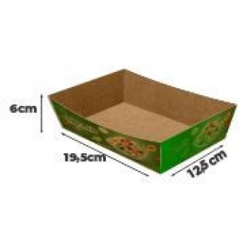 DELIVERY EMBALAGENS PARA DELIVERY PERSONALIZADAS KRAFT 250G BURRITO E TORTILHA GRANDE Colorido frente - 50 un.