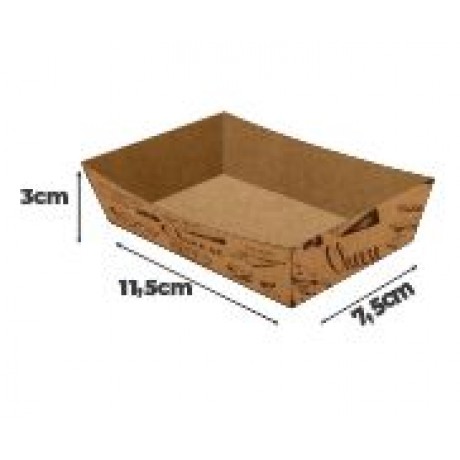 DELIVERY EMBALAGENS PARA DELIVERY PERSONALIZADAS KRAFT 250G BURRITO E TORTILHA PEQUENA Colorido frente - 250 un.