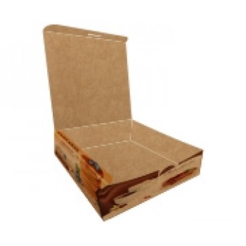 DELIVERY EMBALAGENS PARA DELIVERY PERSONALIZADAS KRAFT 250G CREPES LAMINAÇÃO INTERNA Colorido frente - 100 un.