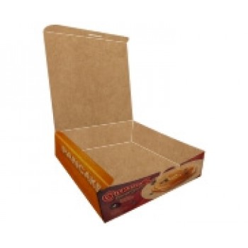 DELIVERY EMBALAGENS PARA DELIVERY PERSONALIZADAS KRAFT 250G CREPES LAMINAÇÃO INTERNA Colorido frente - 500 un.