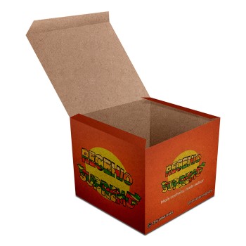 DELIVERY EMBALAGENS PARA DELIVERY PERSONALIZADAS KRAFT 250G LANCHES E SANDUICHES PEQUENA Colorido frente - 100 un.