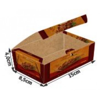 DELIVERY EMBALAGENS PARA DELIVERY PERSONALIZADAS KRAFT 250G MASSAS PEQUENA Colorido frente - 250 un.