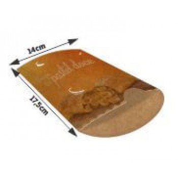 DELIVERY EMBALAGENS PARA DELIVERY PERSONALIZADAS KRAFT 250G PASTEL GRANDE Colorido frente - 250 un.