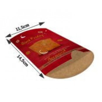 DELIVERY EMBALAGENS PARA DELIVERY PERSONALIZADAS KRAFT 250G PASTEL MÉDIA Colorido frente - 500 un.