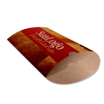 DELIVERY EMBALAGENS PARA DELIVERY PERSONALIZADAS KRAFT 250G PASTEL MÉDIA Colorido frente - 100 un.