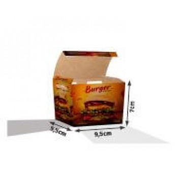 DELIVERY EMBALAGENS PARA DELIVERY PERSONALIZADAS KRAFT 250G SALGADOS PEQUENA Colorido frente - 1000 un.